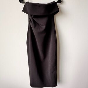 Babaton Eyecatcher Dress Strapless Black
